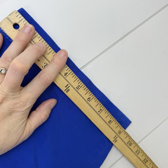 REVICE DENIM AVIATOR CARGO PANTS ELECTRIC BLUE WIDE LEG WOMEN 24 - Picture 14 of 16